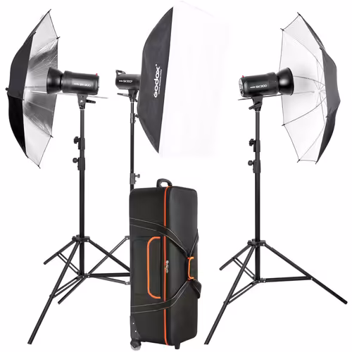 کیت فلاش Godox SK300II 3-Light Studio Flash Kit