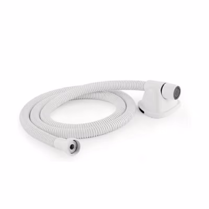 شلنگ توالت ریزبافت سفید (ارسال با تیپاکس وبه صورت پس کرایه)