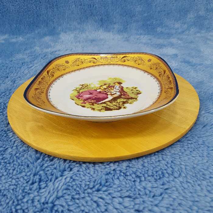 بشقاب خورش خوری چینی ROZIANA مدل لمونژ 23 سانت