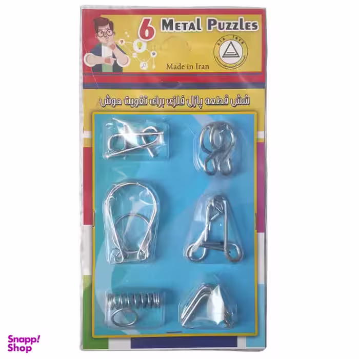 بازی فکری مدل پازل فلزی مدل Metal Puzzles کد 030