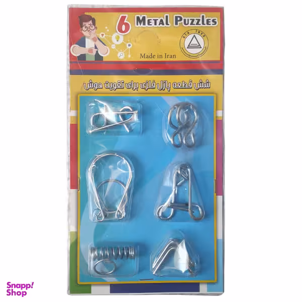 بازی فکری مدل پازل فلزی مدل Metal Puzzles کد 030