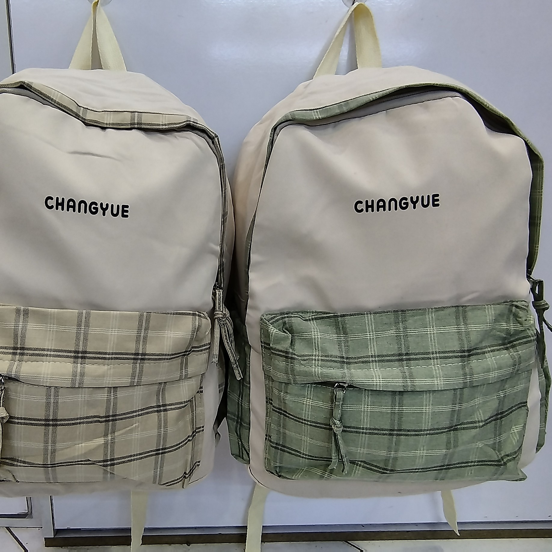 کوله مدرسه چهارخونه دخترانه سبک وارداتی