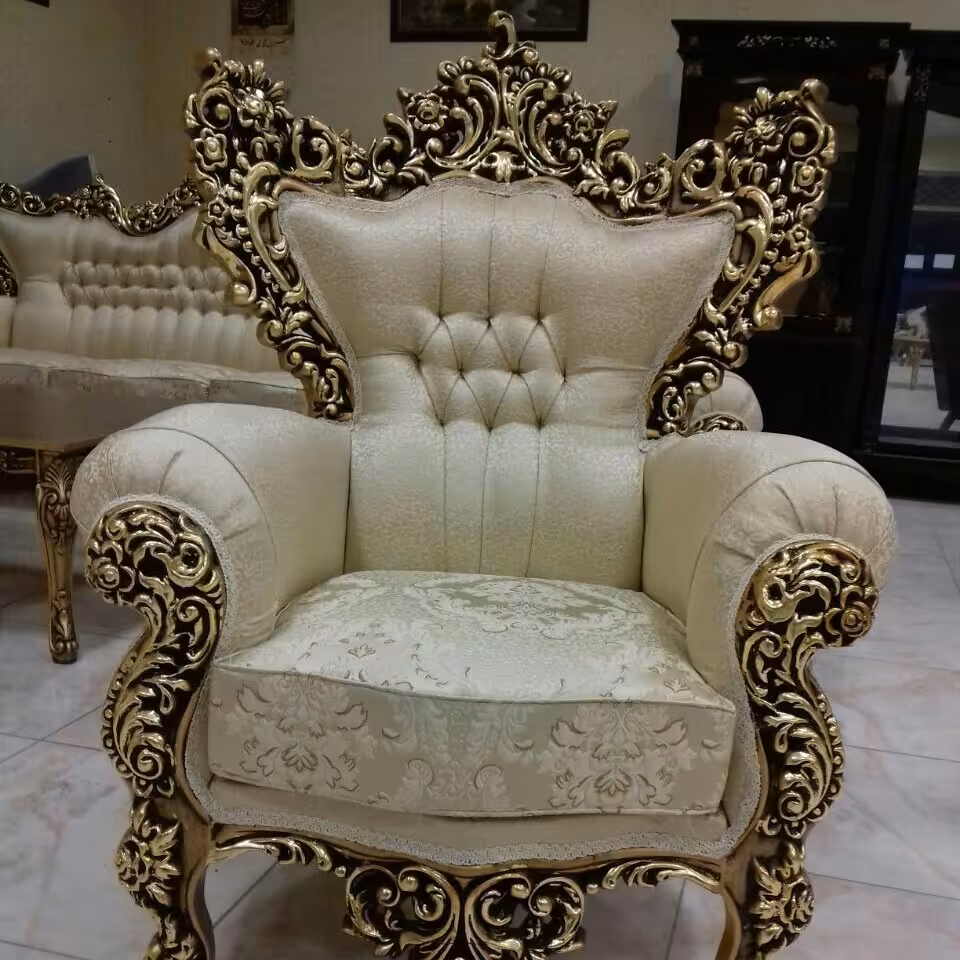 مبل استیل مدل ایتالیایی تمام چوب  نشیمن9نفره کفی فوم سرد ترکیب رنگ بندی چوب و پارچه به سلیقه مشتری بدون واسطه 