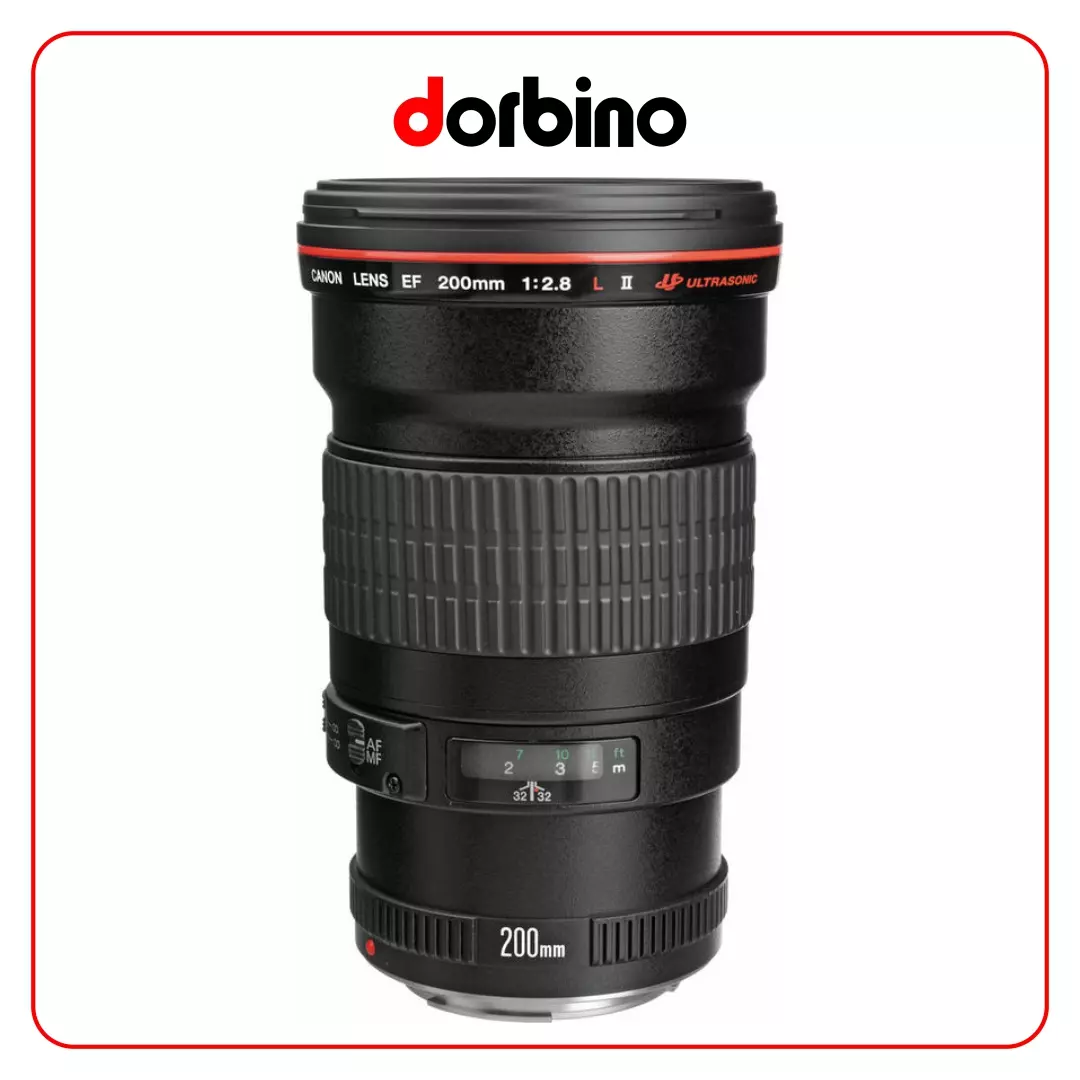 لنز کانن Canon EF 200mm f/2.8L II USM - فروشگاه دوربین دوربینو
