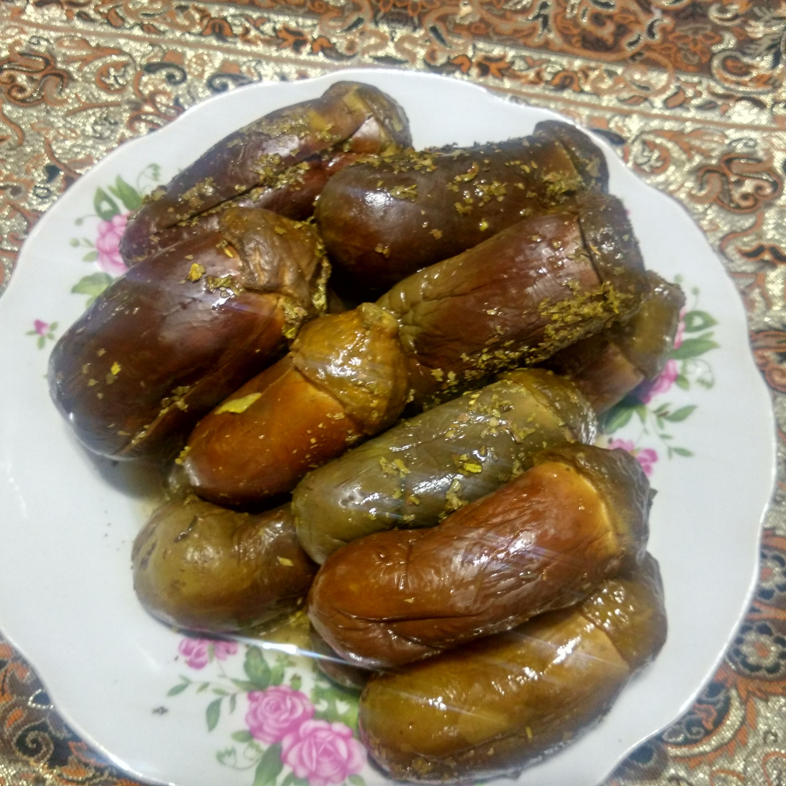 ترشی بادمجان شکم پرارسال باباربری