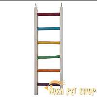 نردبان چوبی کوچک با ارتفاع 23 سانت 