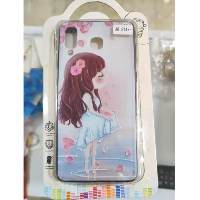 قاب طرح دار سامسونگ A8 کد 2