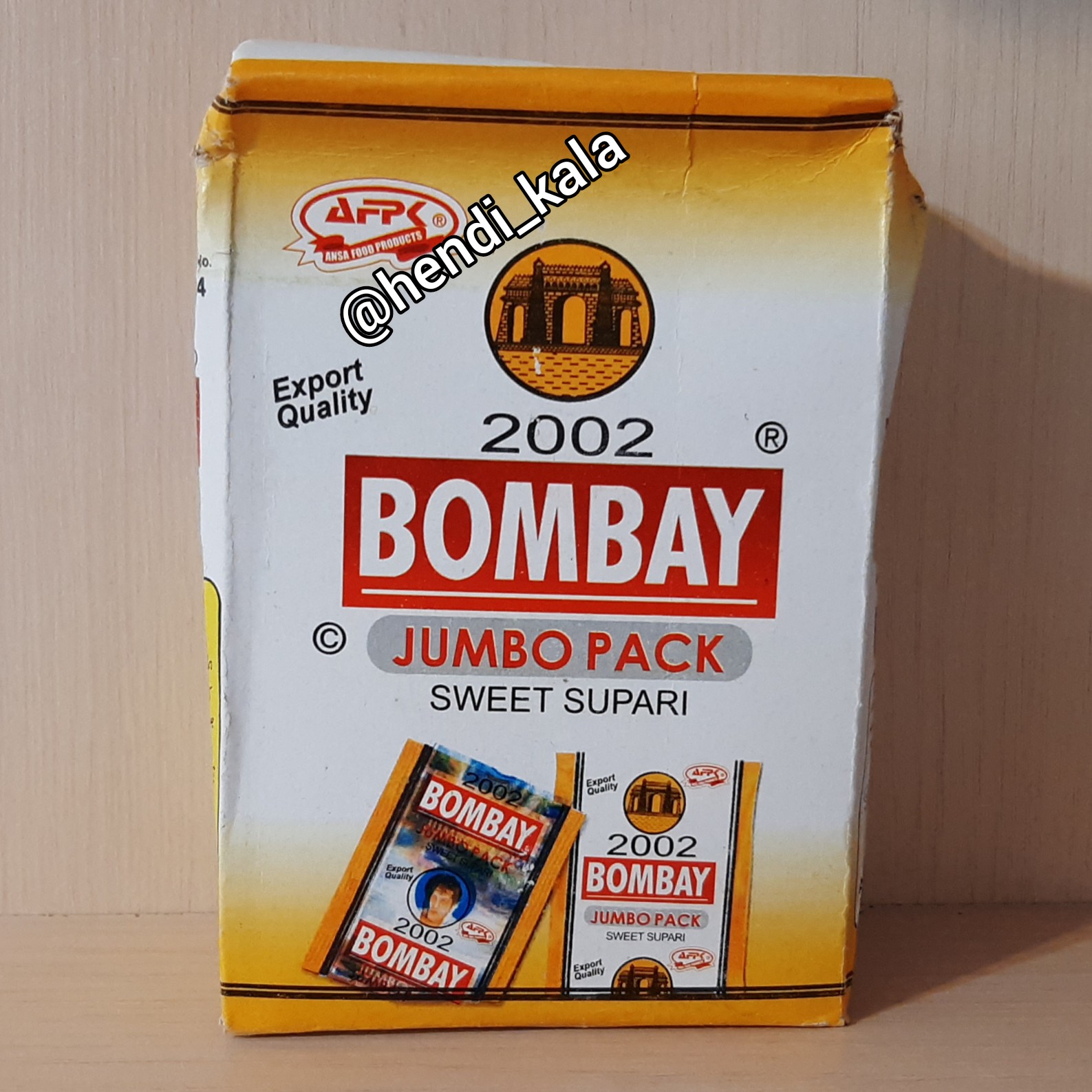 سوپاری 2002بمبی  تنقلات  48ساشه ای ارسال رایگان تولید پاکستان 