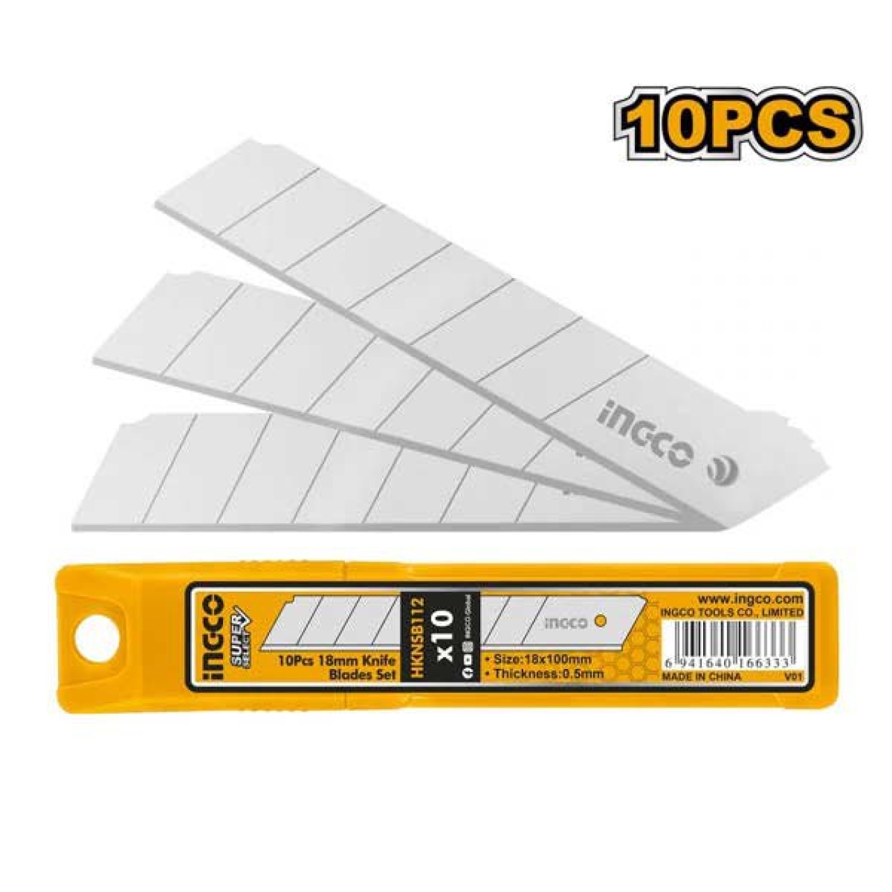 ست تيغه کاتر 10 عددی اینکو مدل HKNSB112