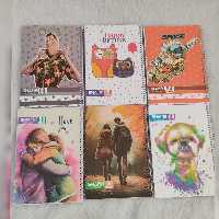 دفتر مشق  سیمی جلدطلقی 80 برگ برند شفیعی 