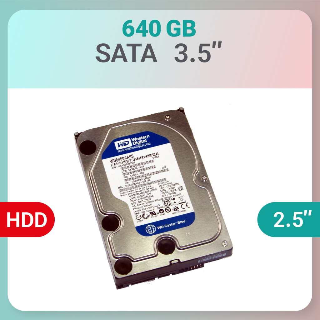 هارد استوک لپ تاپ HDD 640GB Sata