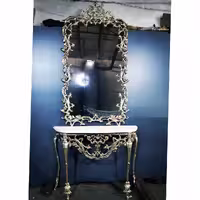 آیینه کنسول تمام برنز  باضمانت 