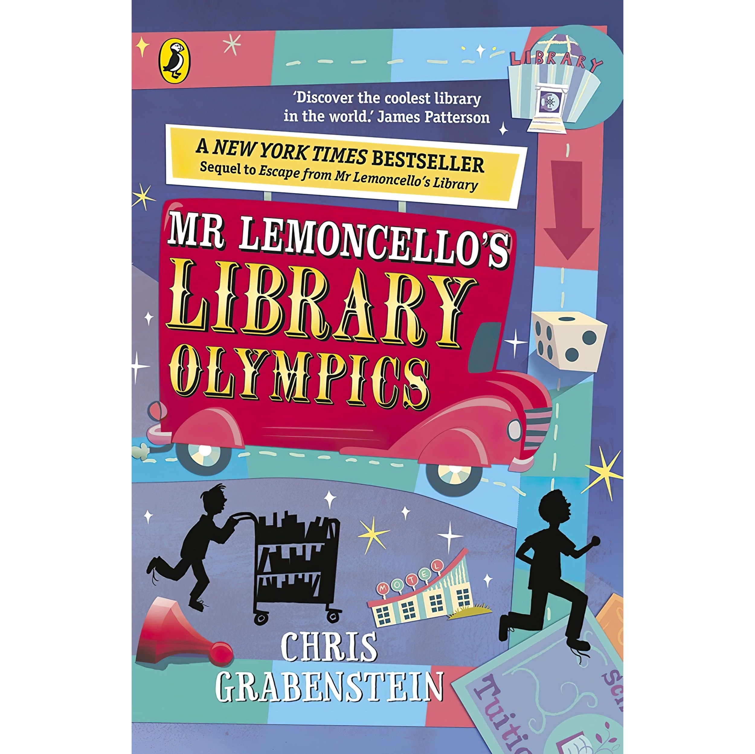 کتاب زبان اصلی Mr Lemoncellos Library Olympics اثر Chris Grabenstein
