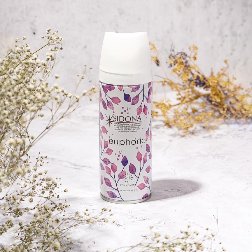 اسپری خوشبو کننده و ضدتعریق بدن رایحه ی ایفوریا زنانه