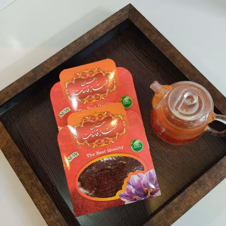 زعفران سرگل 0.5 گرمی قائنات - سرخ و طبیعی