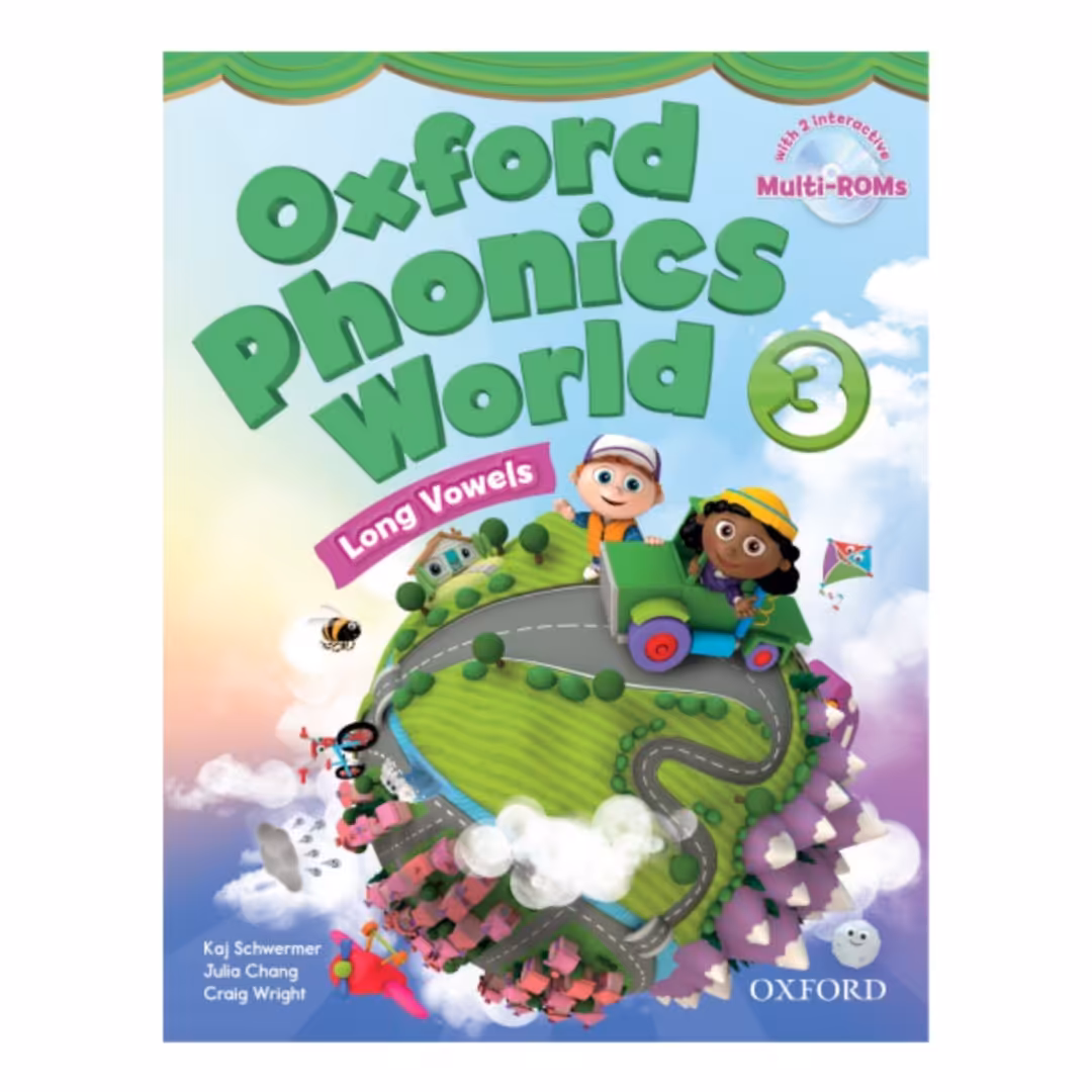 کتاب 3 Oxford Phonics World اثر Kaj Schwermer انتشارات اکسفورد رحلی
