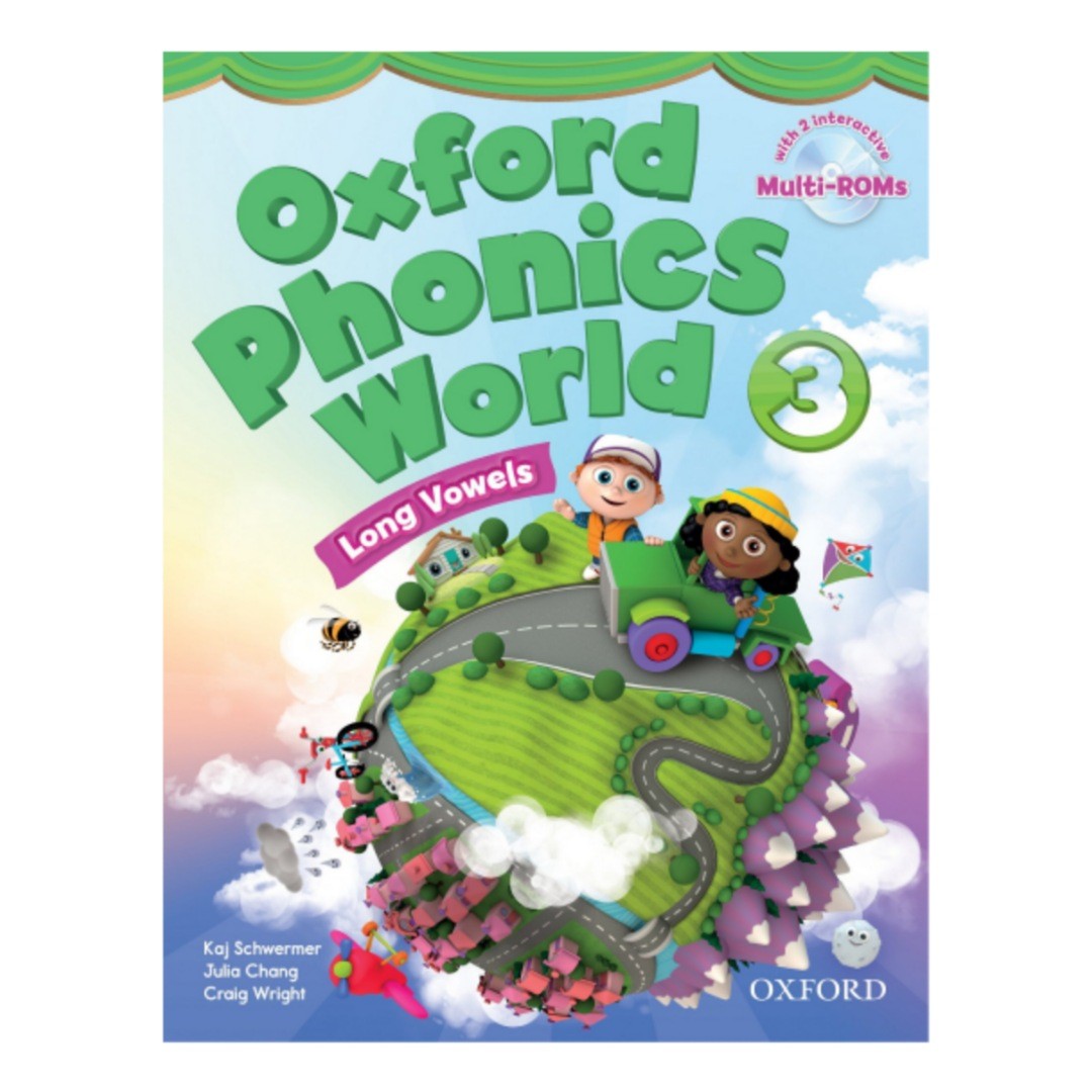کتاب 3 Oxford Phonics World اثر Kaj Schwermer انتشارات اکسفورد رحلی