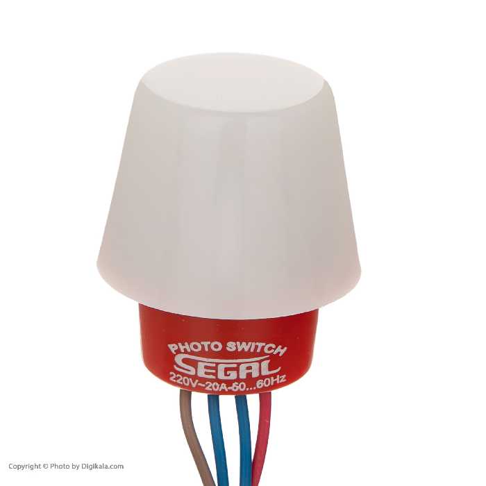 رله روشنایی فتوسل سگال مدل 20 آمپر 1سال ضمانت