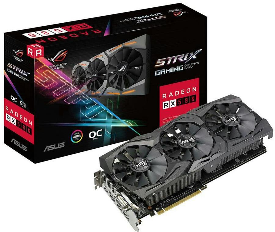 کارت گرافیک ایسوس مدل راگ استریکس آر ایکس 580 O8G گیمینگ با حافظه 8 گیگابایت