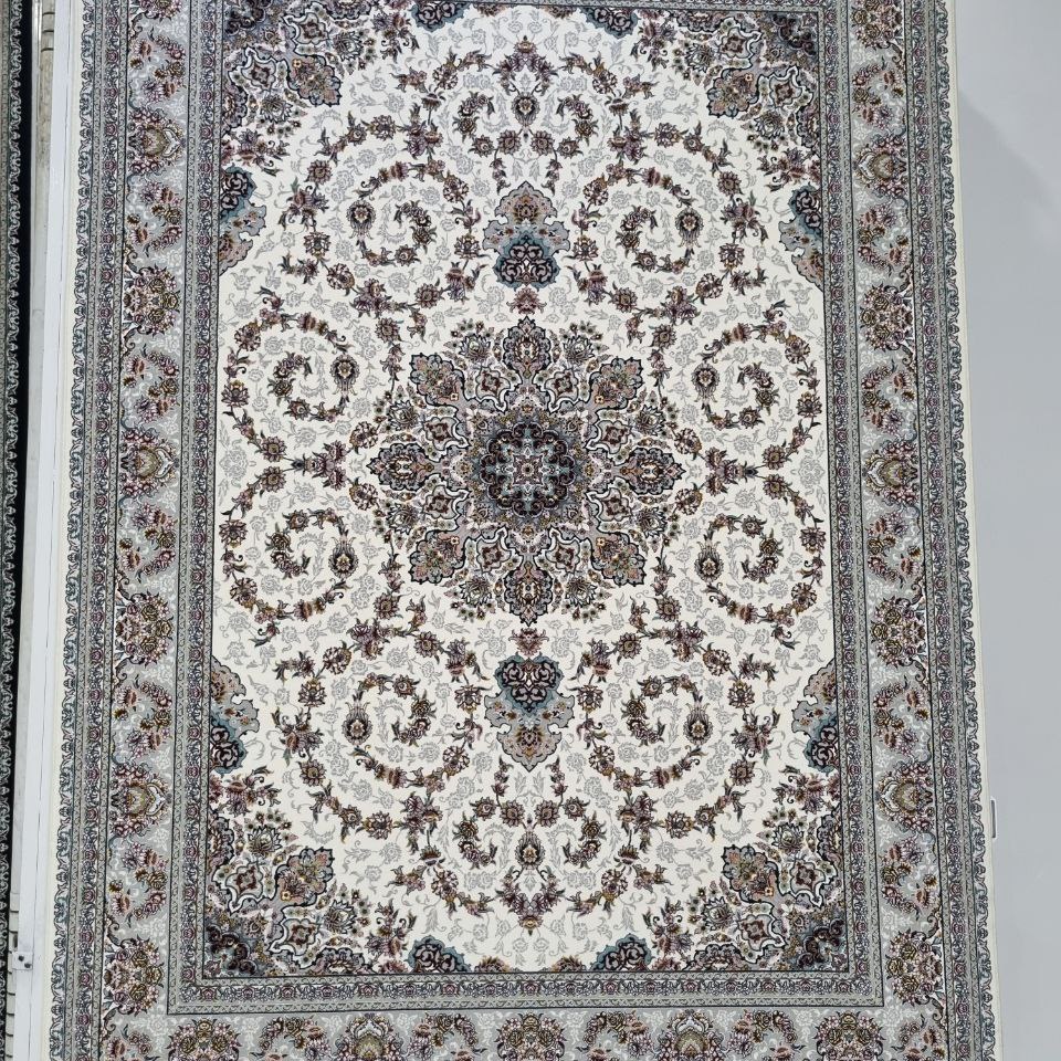 فرش پاتریس 700شانه تراکم 2550 طرح آیدا کرم کناره 3متری