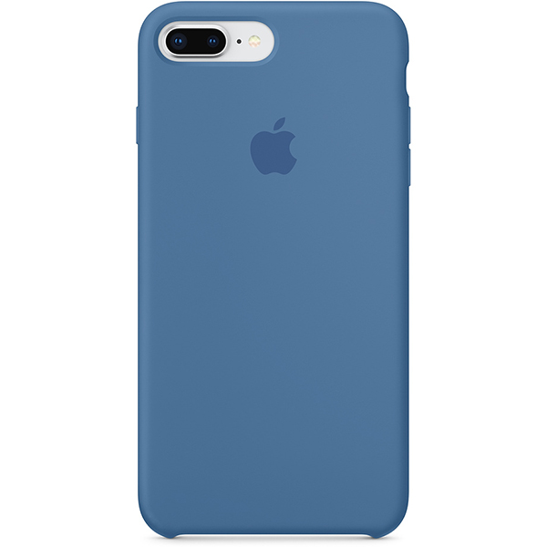 اورجینال آیفون 8 پلاس قاب Silicone Case سیلیکون کیس مخصوص آیفون 7 پلاس و 8 پلاس - آبی - Hiapple.ir
