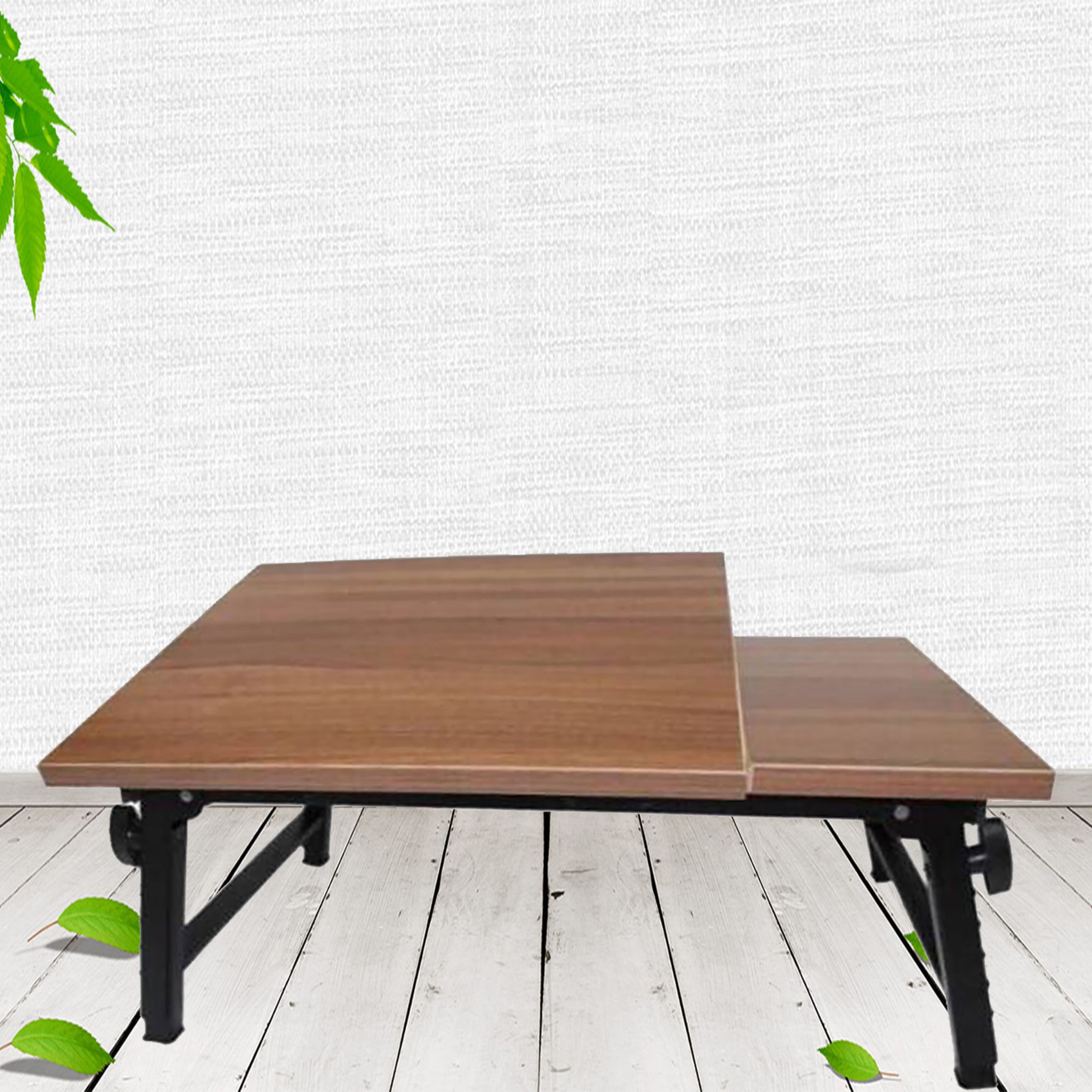 میز کار میز تحریر میز لپ تاپ تاشو سایز بزرگ 50 در 70 رویه دو تکه مدل S5070-2