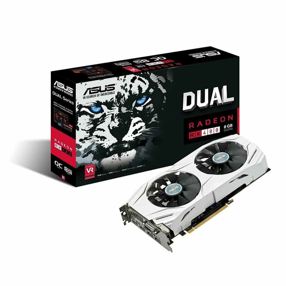 کارت گرافیک ایسوس DUAL-RX480-O8G