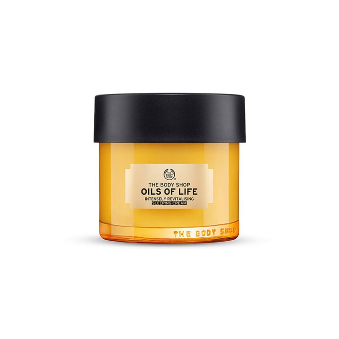 کرم آبرسان و احیا کننده صورت اویلز آف لایف بادی شاپ 80 میل