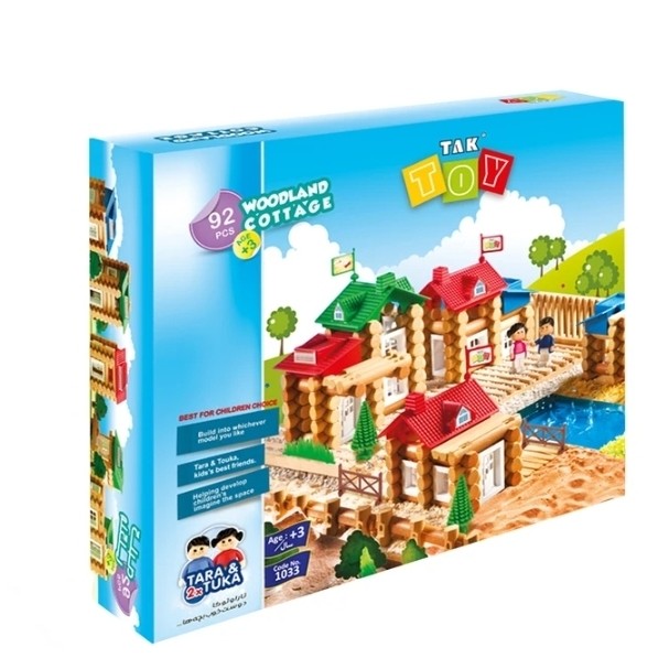 بازی ساختنی تک توی مدل خانه جنگلی 92قطعه