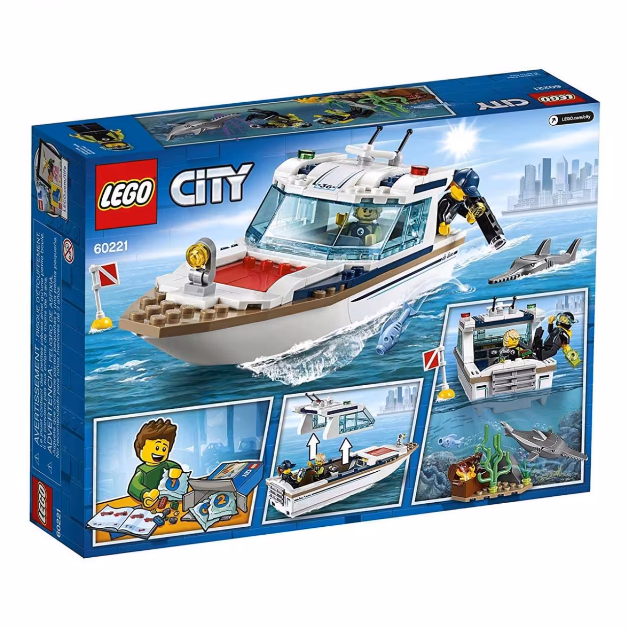 لگو سری city مدل 60221 Yacht