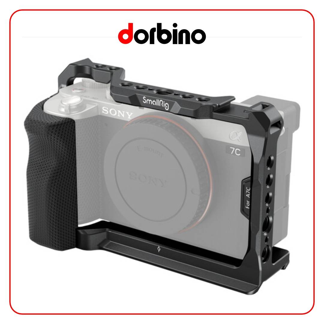 کیج اسمال ریگ SmallRig Camera Cage with Side Handle for Sony a7C - فروشگاه دوربین دوربینو