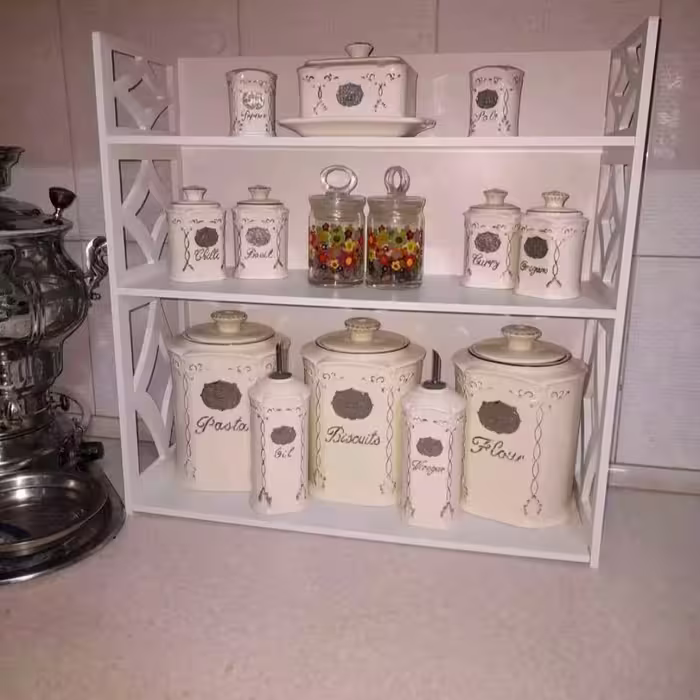 شلف جا ادویه 3 طبقه مشبک
