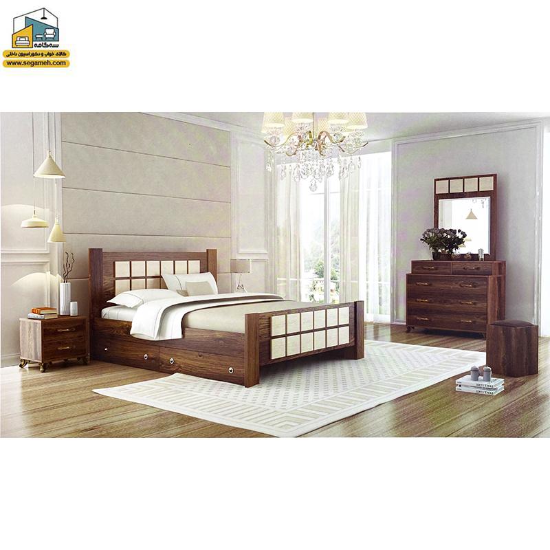 سرویس خواب دو نفره مدل کارمن کد BDS845