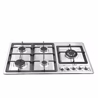 اجاق گاز صفحه استیل مدن چدن بوش پلوپز کنار ترموکوپل دار