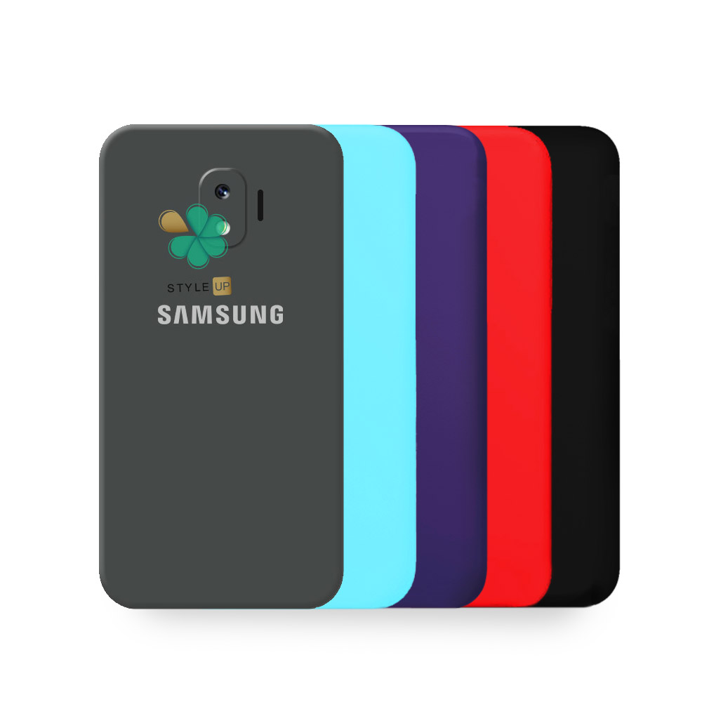 قاب گوشی سیلیکونی محافظ لنز دار مناسب سامسونگ Galaxy J4