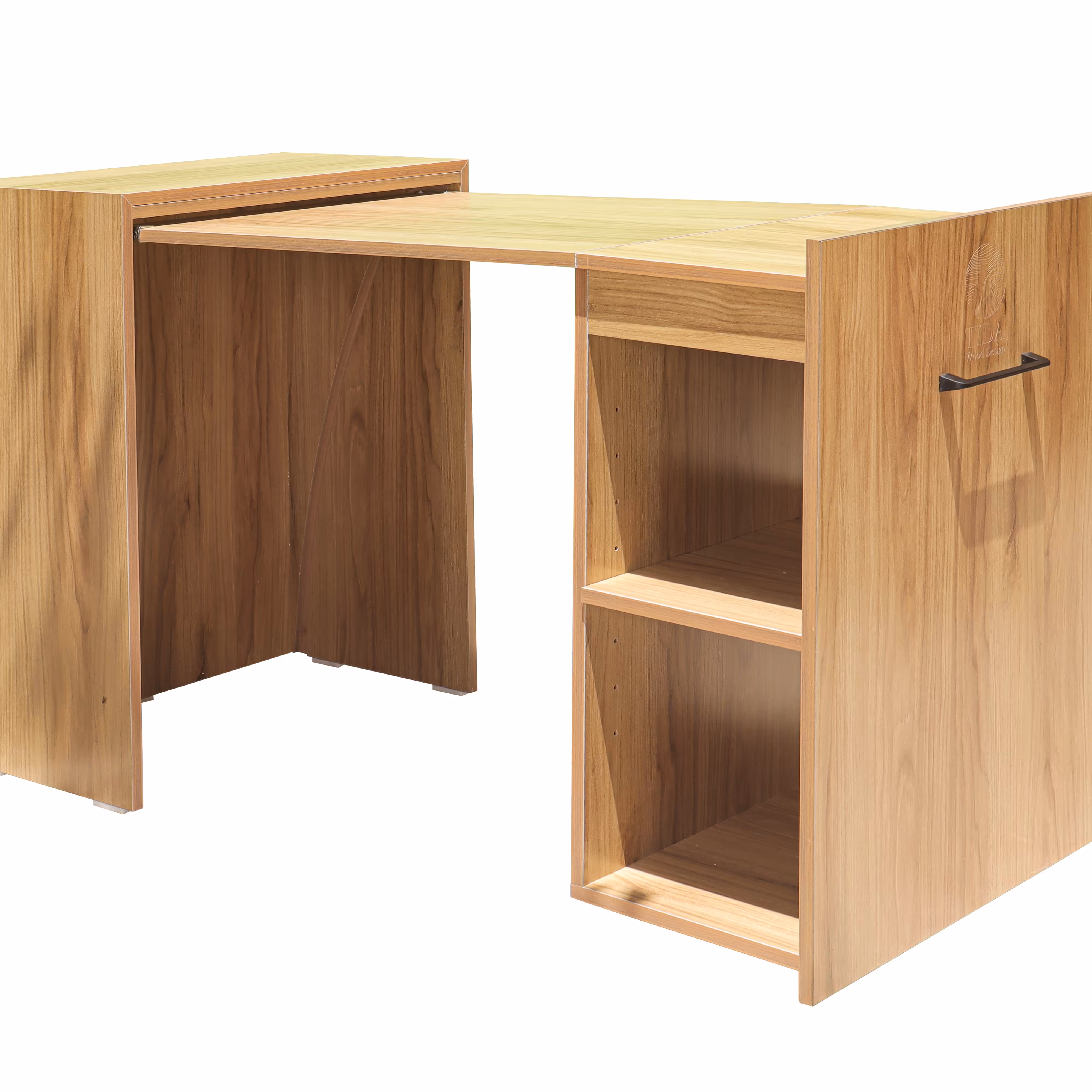 میز تاشو و کم جا رنگ چوب سایز 60در 37 ارسال به عهده مشتری به صورت پس کرایه 