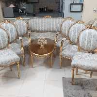 مبل 9نفره استیل چوب راش (پس کرایه)