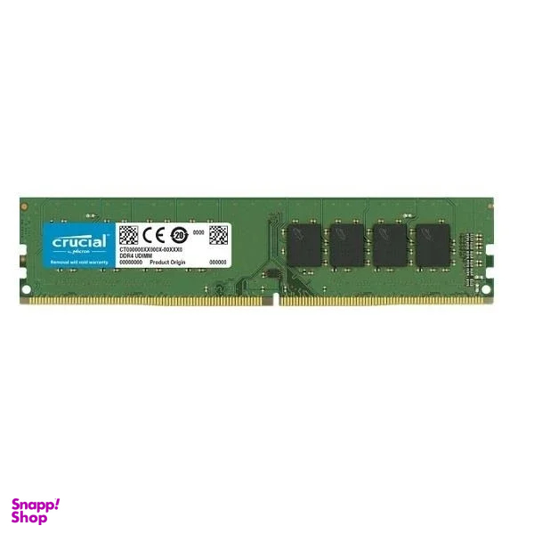 رم دسکتاپ کروشیال مدل DDR4 تک کاناله 3200MHz CL22 ظرفیت 32 گیگابایت