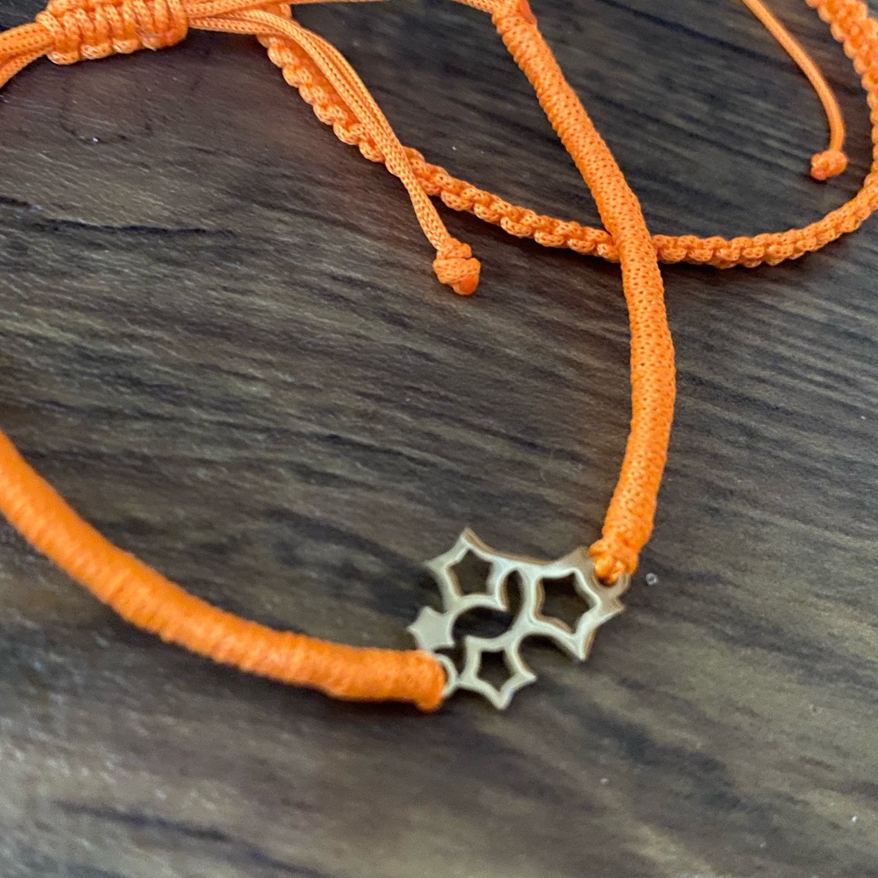 ست دستبند ستاره ای بافت میله با بافت ساده