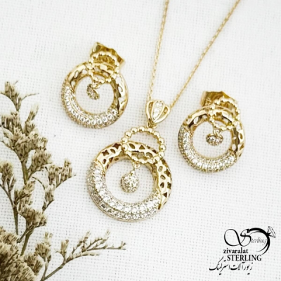 نیمست گرد طرح طلا برند ژوپینگ کد 14027