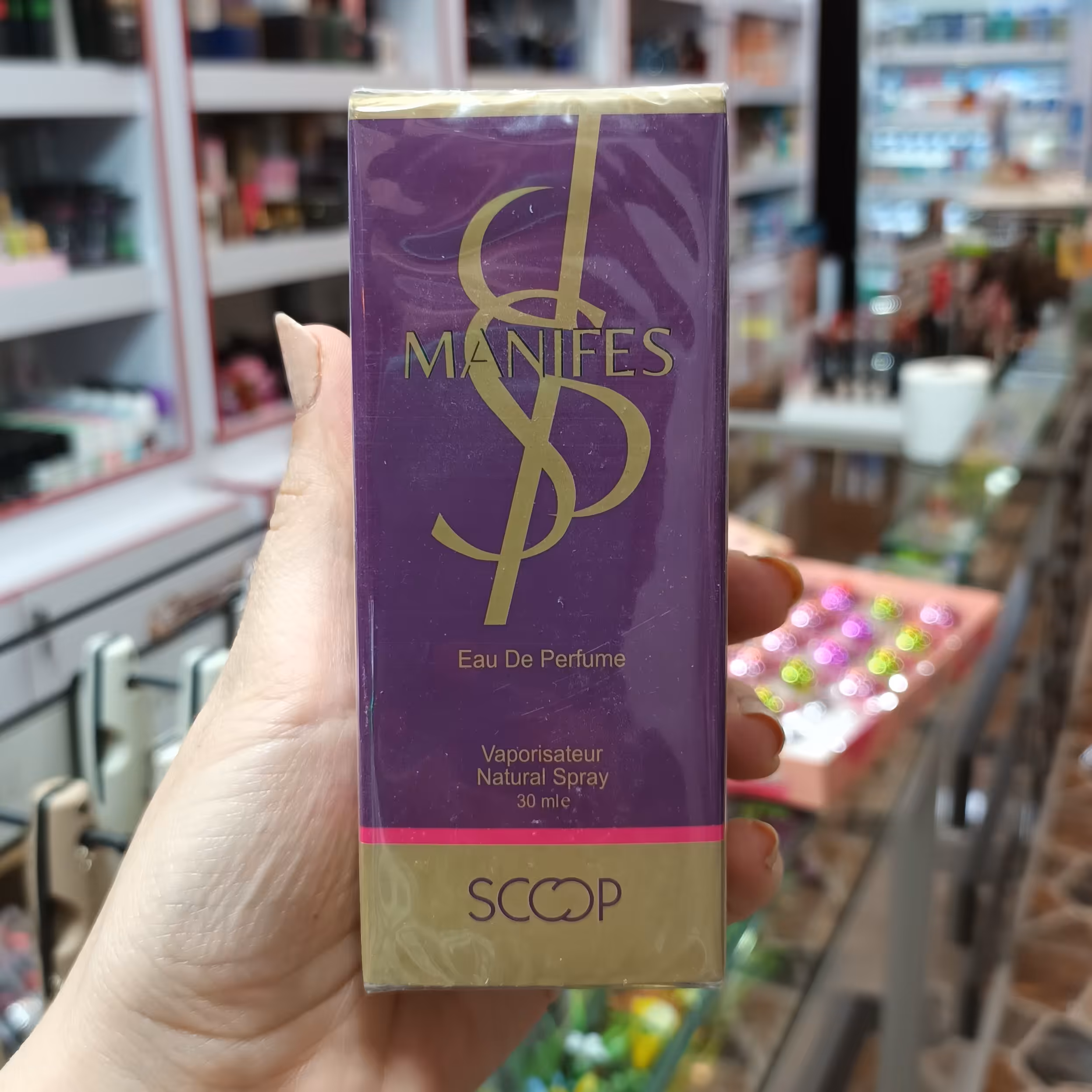 ادکلن اسکوپ SCOOP رایحه مانیفستو  حجم 30 میل