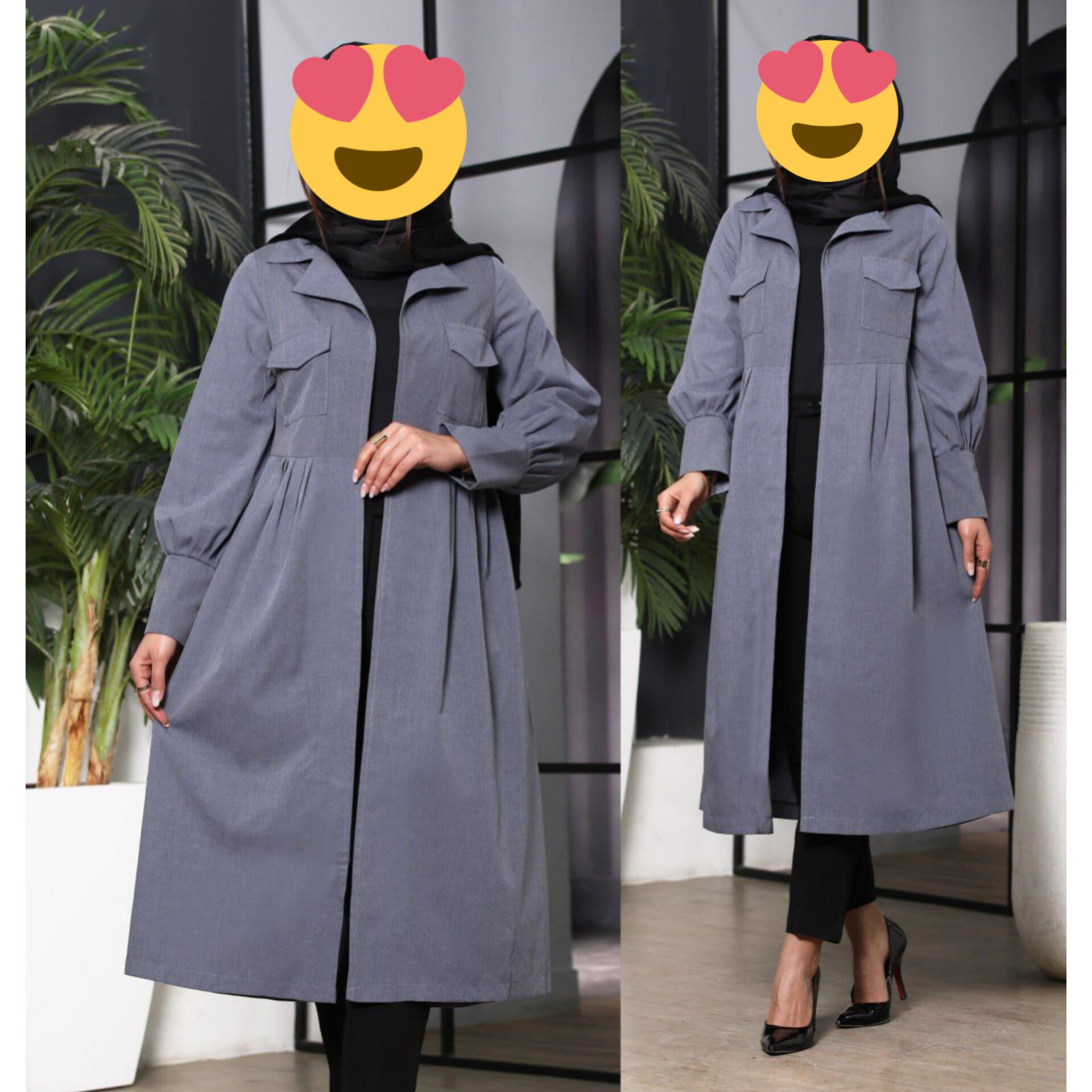 مانتو دو جیب مدل دانژه