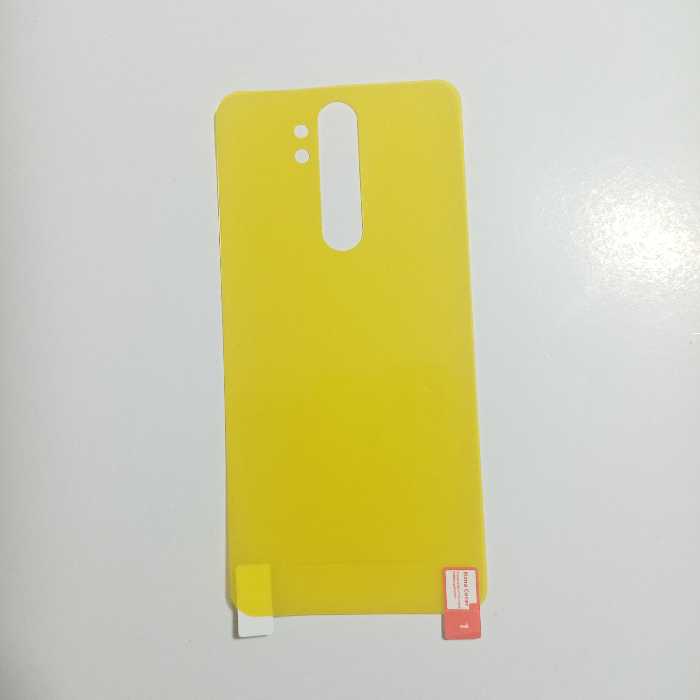 برچسب پشت نانو شفاف بی رنگ مناسب برای گوشی موبایل شیائومی Redmi note8pro