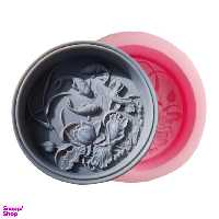 قالب سيليكونى شمع مدل حوض ماهى قطر 8 سانتى متر