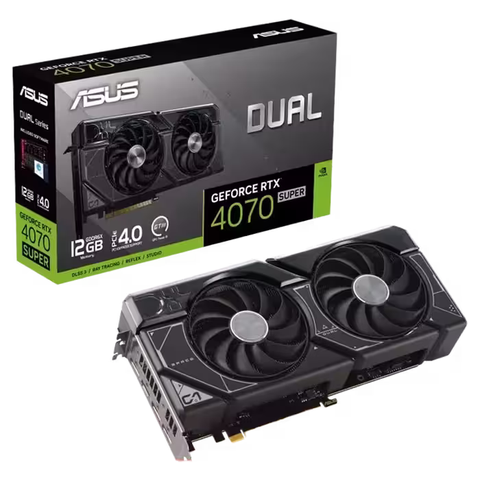 خرید کارت گرافیک ایسوس GeForce RTX 4070 SUPER Dual Edition 12GB