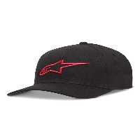 کلاه ورزشی مشکی مردانه و زنانه موتور منحنی بی سن قرمز سیاه آلپاین استارز Alpinestars