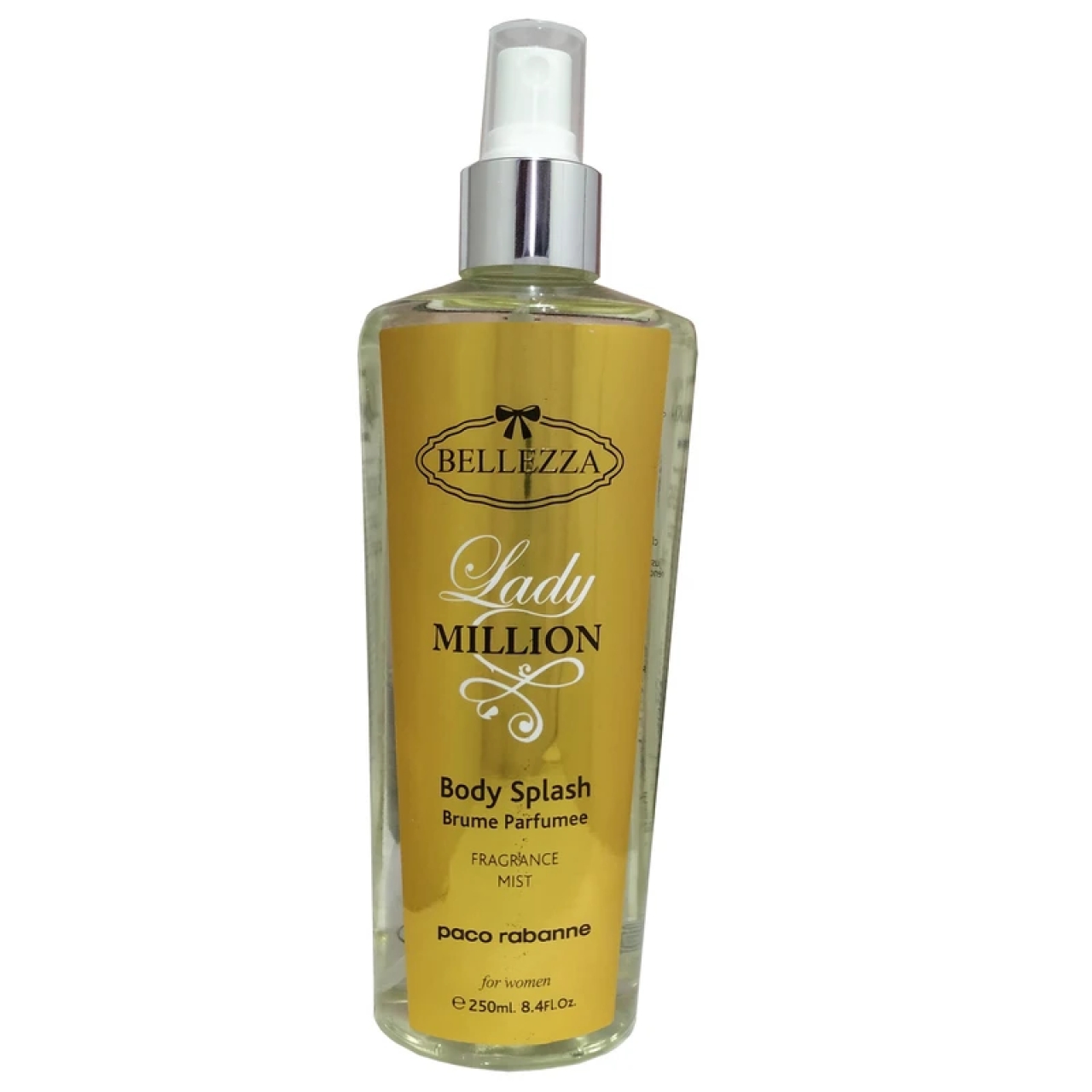 بادی اسپلش زنانه هیلدا بیوت مدل لیدی میلیون حجم 250 میلی‌لیتر