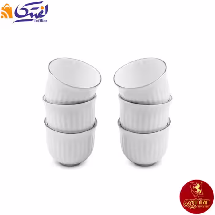 فنجان اسپرسو چینی زرین قالب مهران طرح سمن
