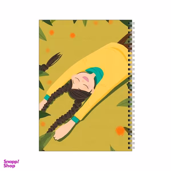 دفتر مشق 50 برگ بامبیلیپ طرح ظهر تابستان و دخترموبافته کد 2603066