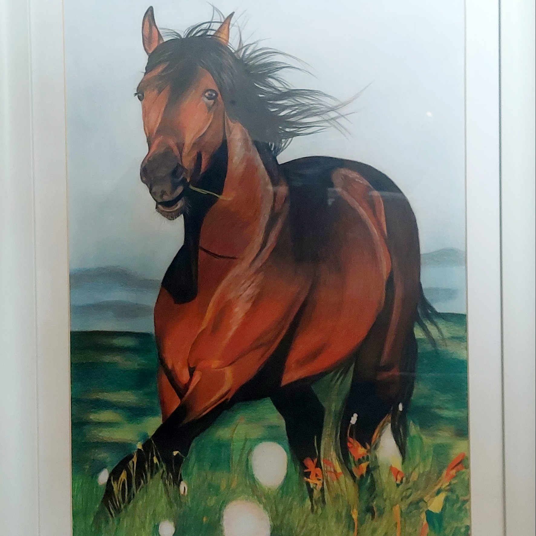 تابلو نقاشی اسب